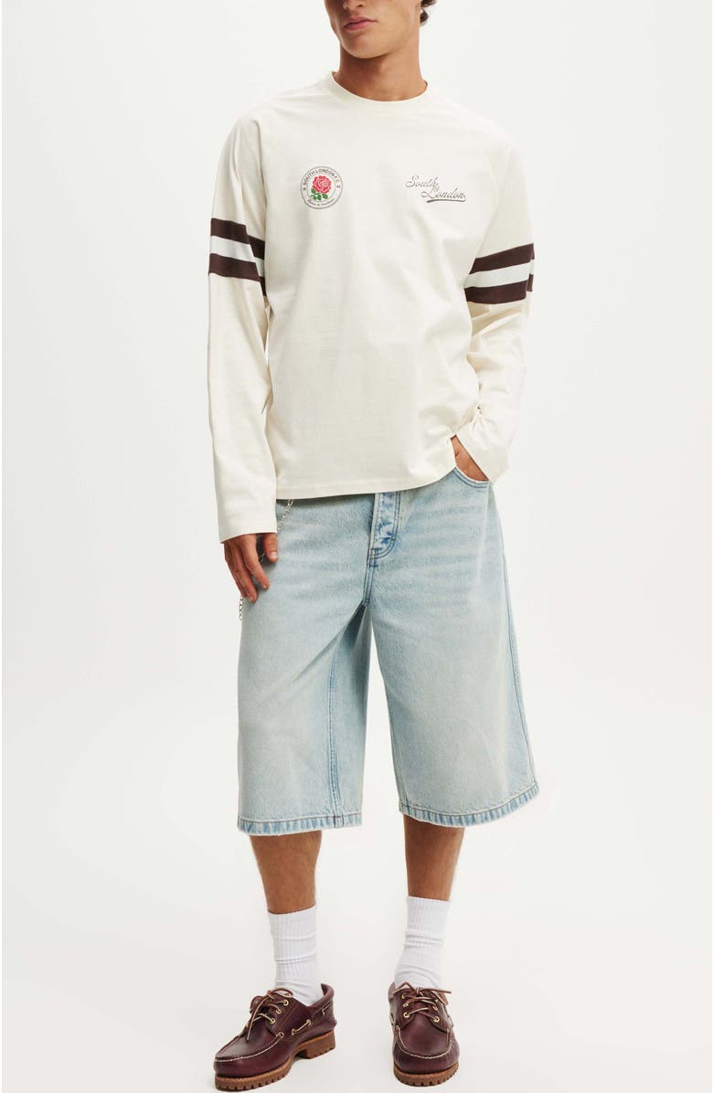 Cotton On Long Sleeve Soccer T-Shirt, Alternate, color, 