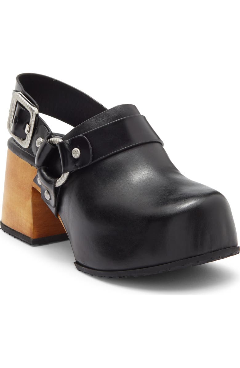 rag & bone Farrah Harness Clog, Main, color, Black