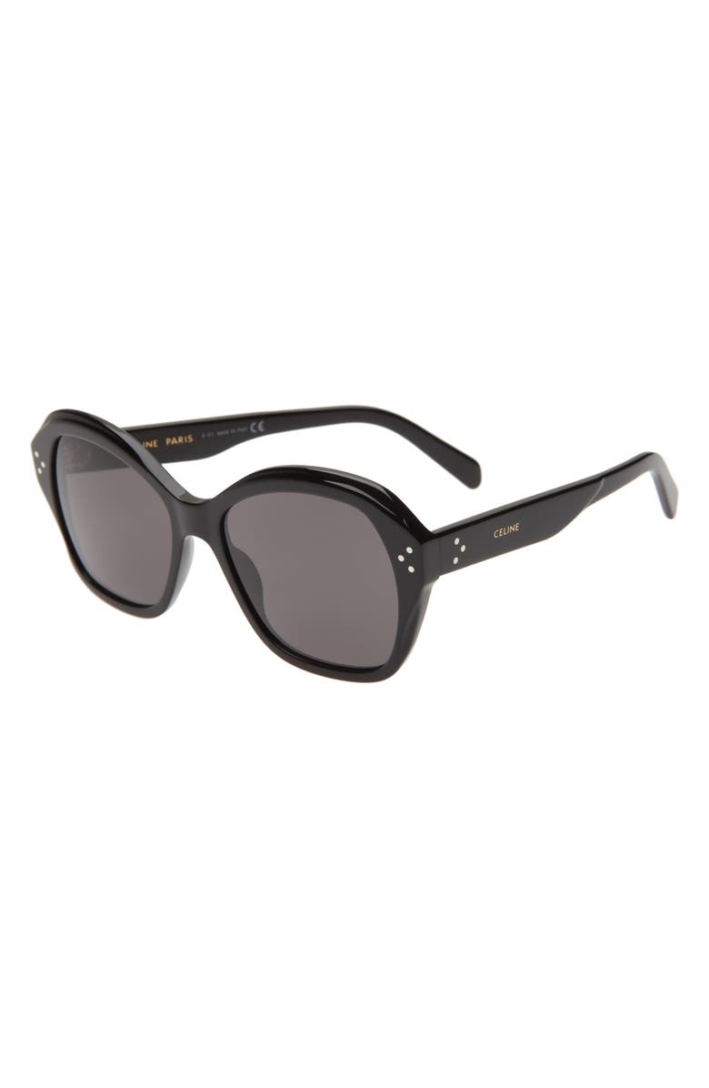 CELINE 54mm Cat Eye Sunglasses, Alternate, color, 