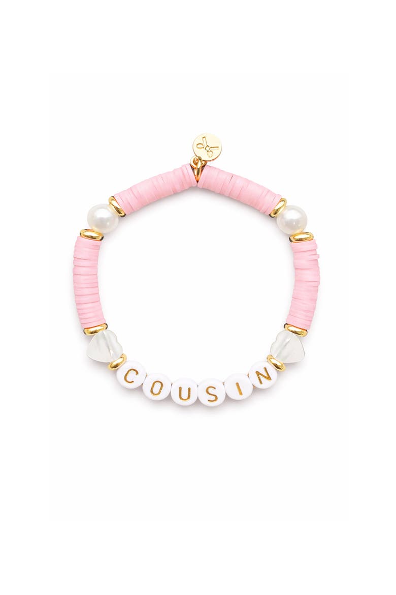 Cousin Bracelet, Main, color, Pink/White