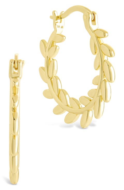 Effie Vine Hoop Earrings