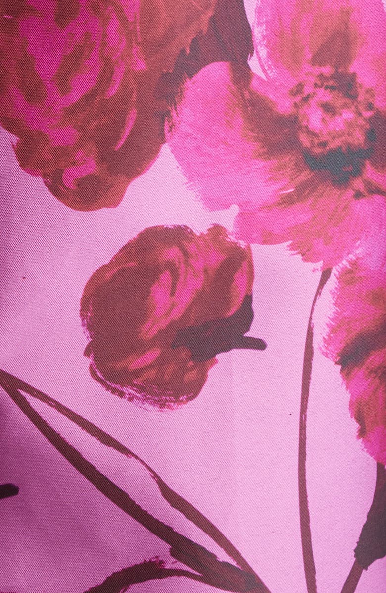 Erdem Bow Detail Floral Mikado Gown, Alternate, color, 