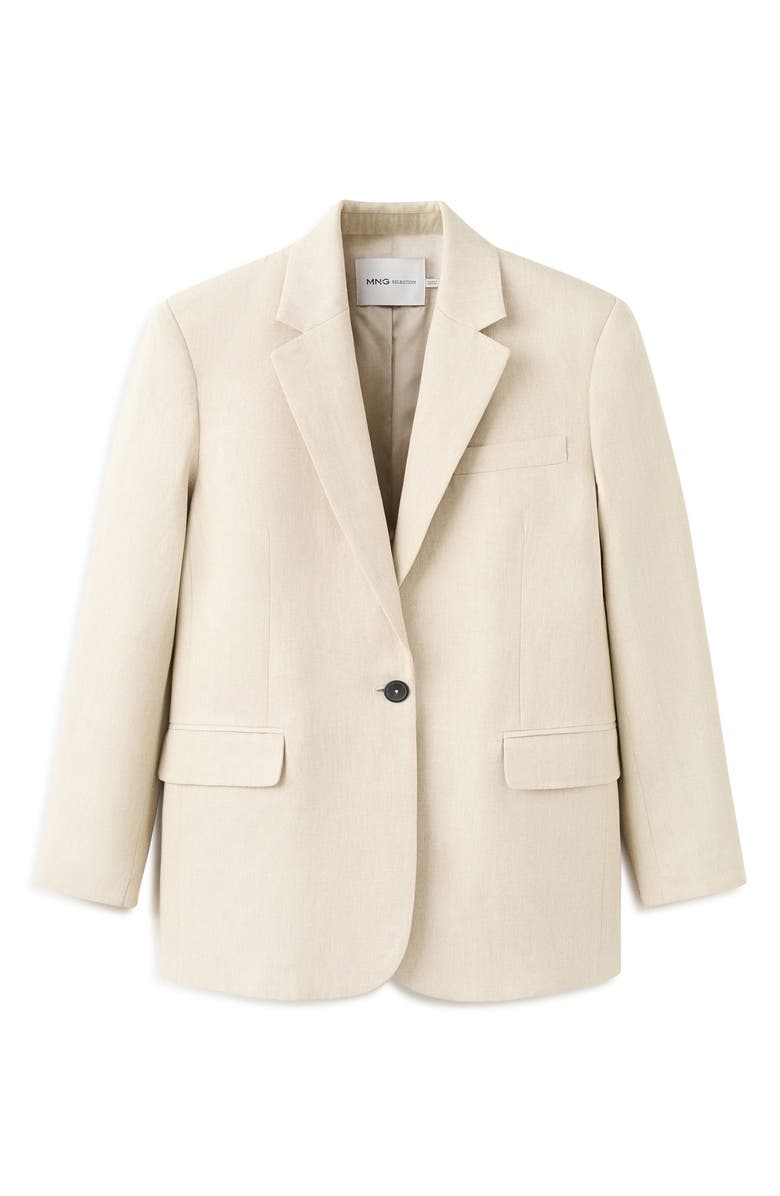 MANGO Straight Fit Blazer, Alternate, color, 