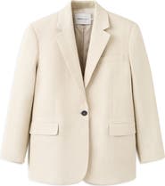MANGO Straight Fit Blazer