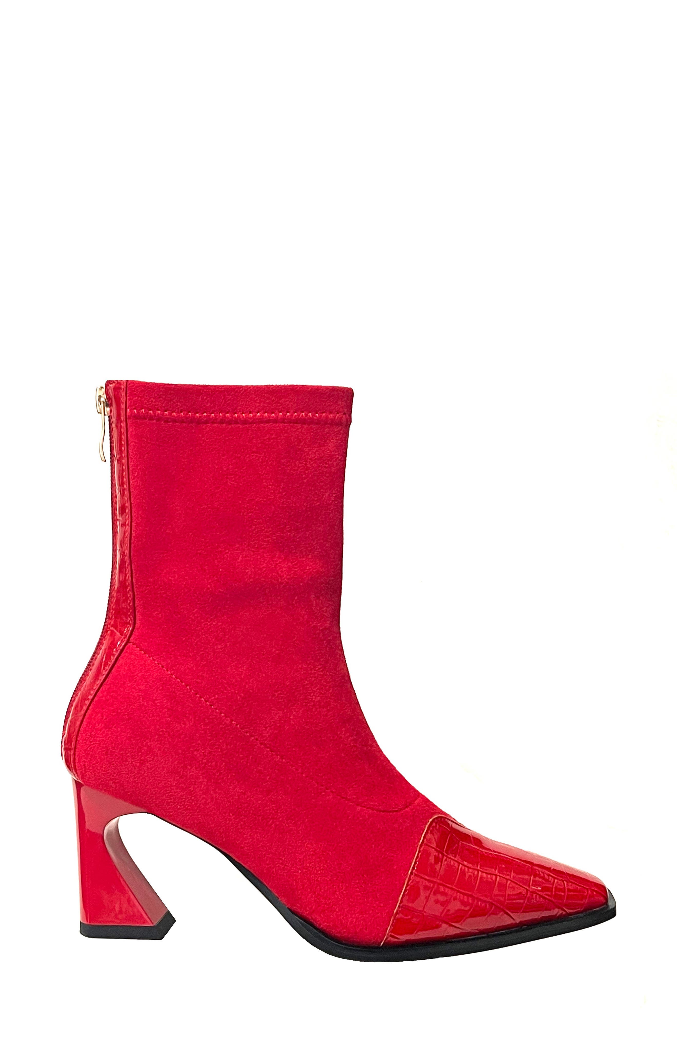 NINETY UNION Bronx Bootie, Alternate, color, Red