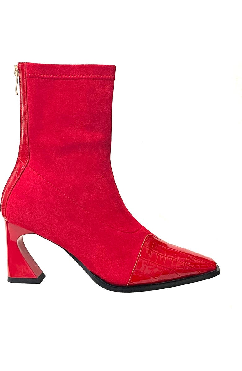 NINETY UNION Bronx Bootie, Alternate, color, Red