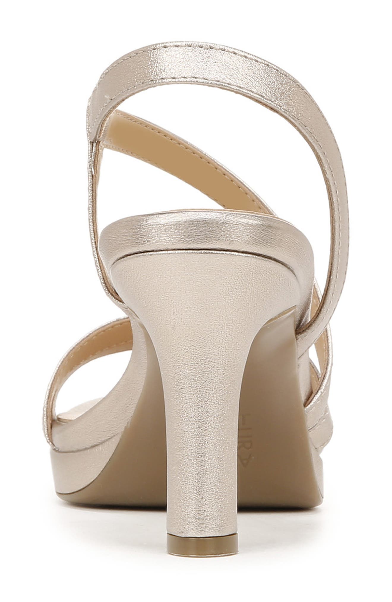 Naturalizer Brenta Strappy Sandal, Alternate, color, Warm Silver