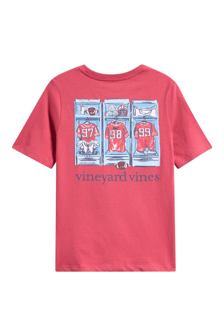 Kids' Football Locker Room Graphic T-Shirt, Alternate, color, 618 MARINE