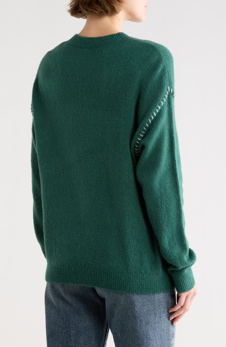 WISHLIST Brushed Sweater, Alternate, color, T. Green
