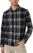 7 Diamonds Generation Plaid Stretch Flannel Button-Up Overshirt