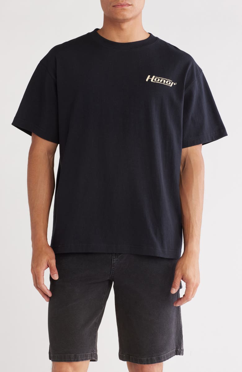 HONOR THE GIFT Globe Logo Graphic T-Shirt, Main, color,