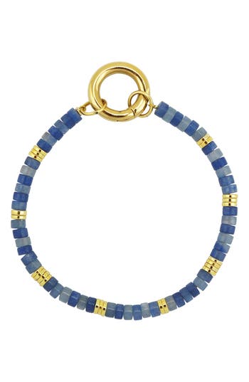 Rebl Semiprecious Stone Bracelet In Blue