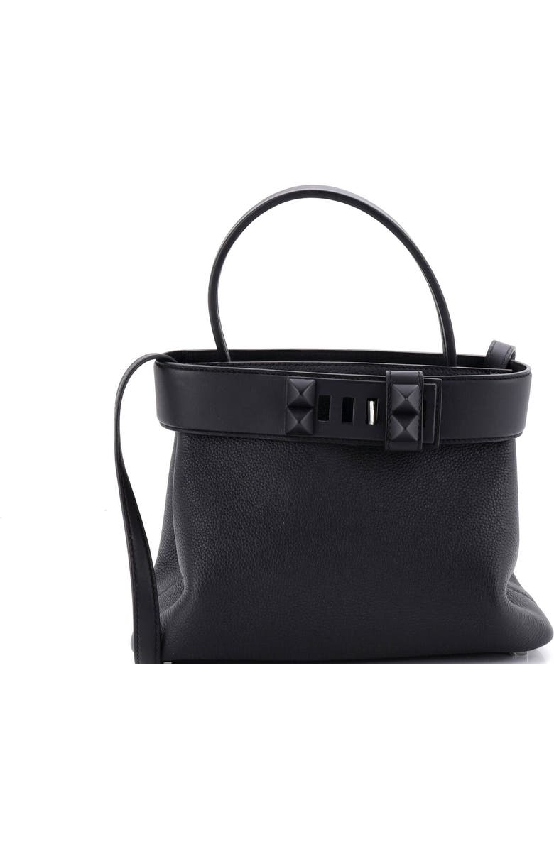 Pre-Owned Hermes Medor Handbag Togo, Main, color, Noir