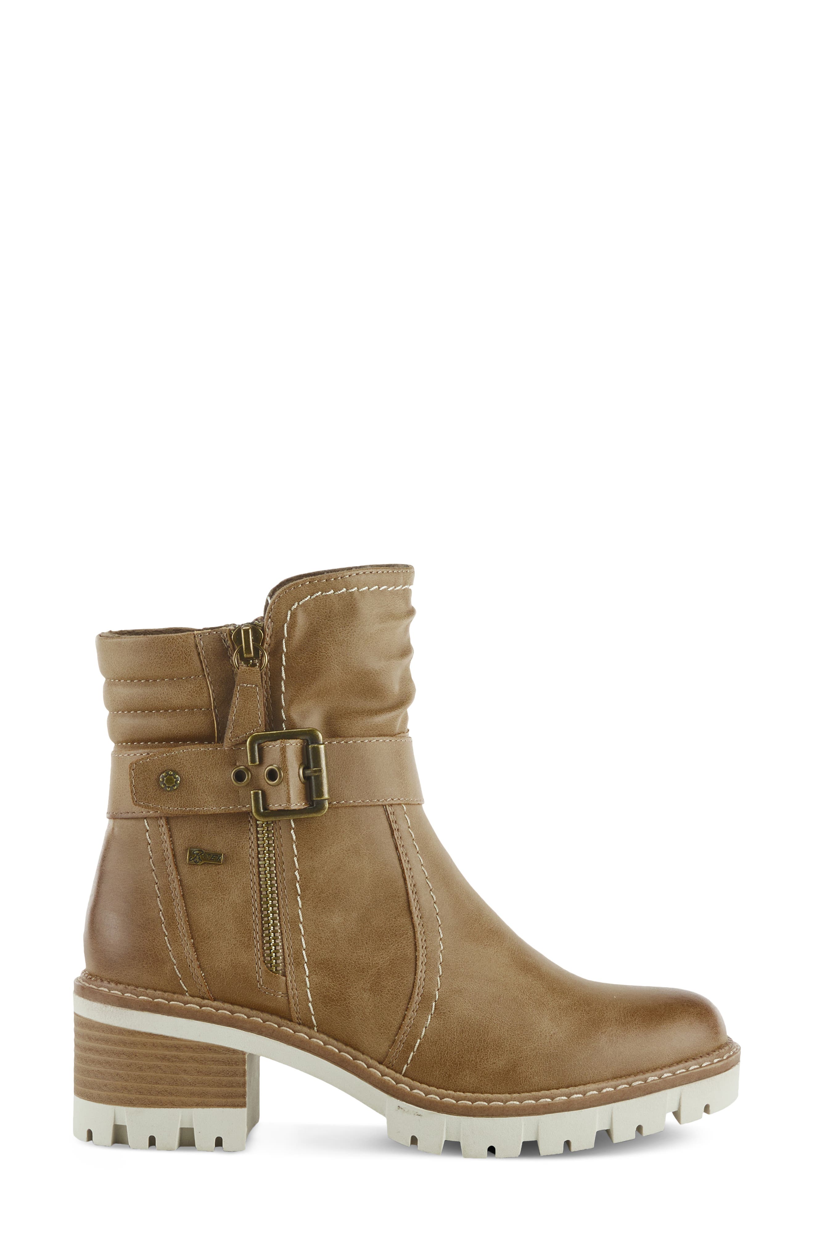 Smokies Faux Fur Bootie, Alternate, color, TAUPE
