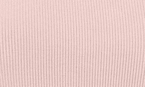 Halogen ® Rib Knit Jersey T-shirt In Veiled Rose