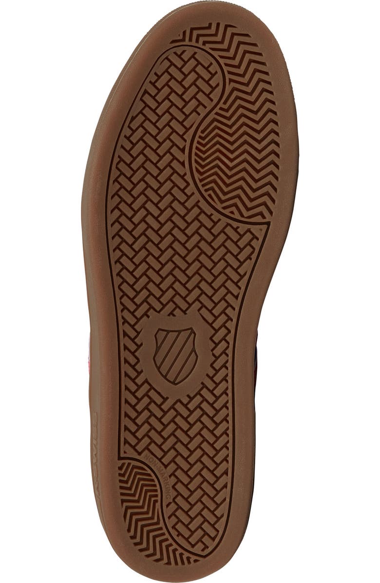 K-Swiss Court Tiebreak II Sneaker, Alternate, color, Dazzling Blue/Pink Lemon/Gum