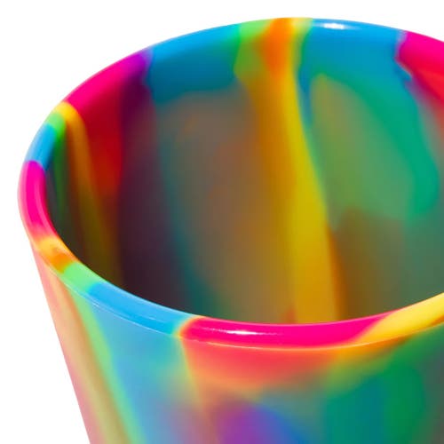 Silipint Silicone Pint Glasses 4 Pack Hippie Hops 16oz Unbreakable Cups