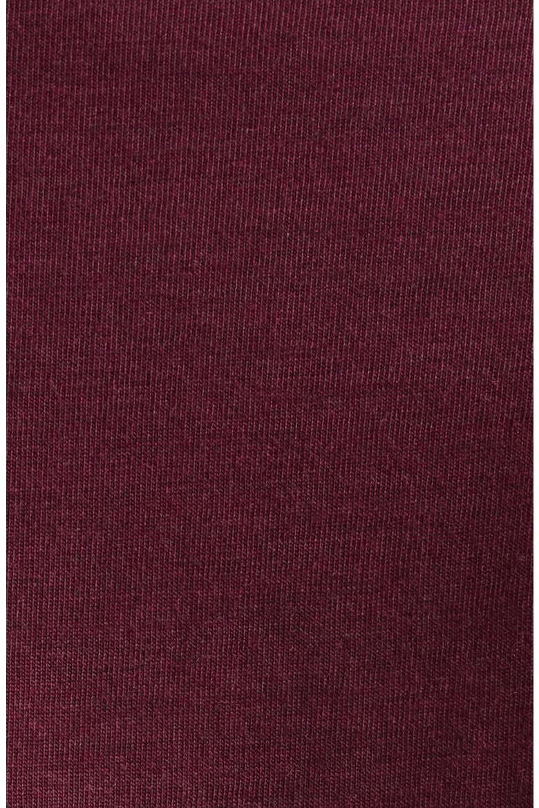 Tipped Stretch Wool Cardigan, Alternate, color, BURGUNDY