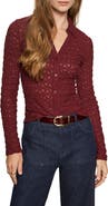 Sanctuary Dreamgirl Lace Button-Up Shirt