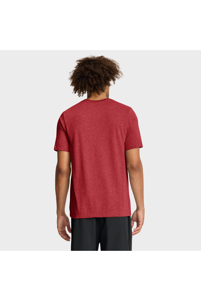 Men's Nike Heather Crimson Alabama Crimson Tide Legacy Mantra Tri-Blend T-Shirt, Alternate, color, Crimson