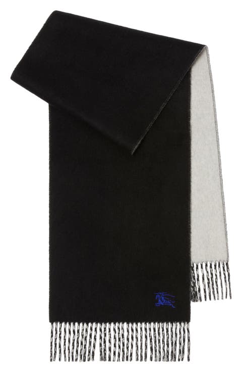 Reversible EKD Embroidered Cashmere Scarf