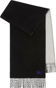 Burberry Reversible EKD Embroidered Cashmere Scarf