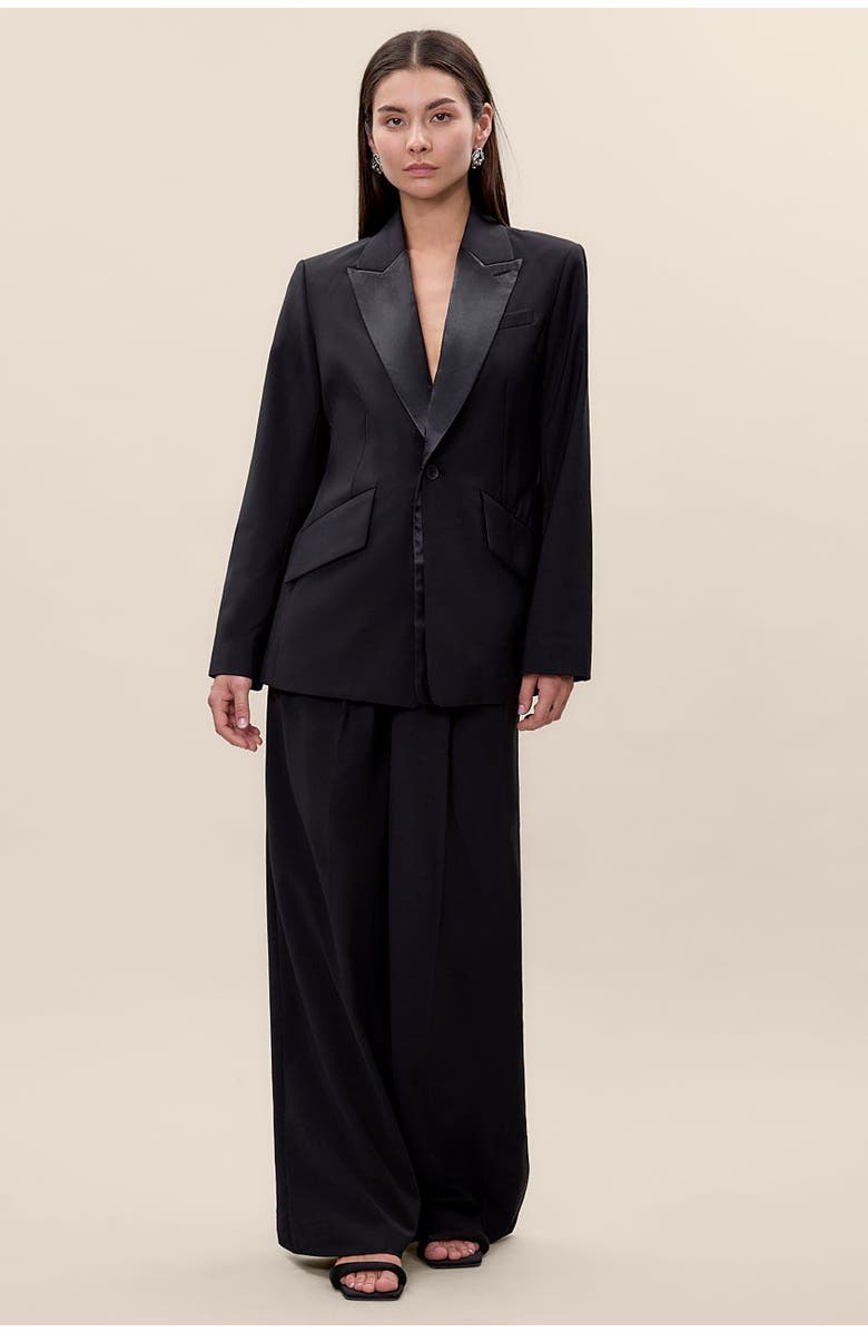 Rebecca Taylor Stevie Blazer, Alternate, color, Black