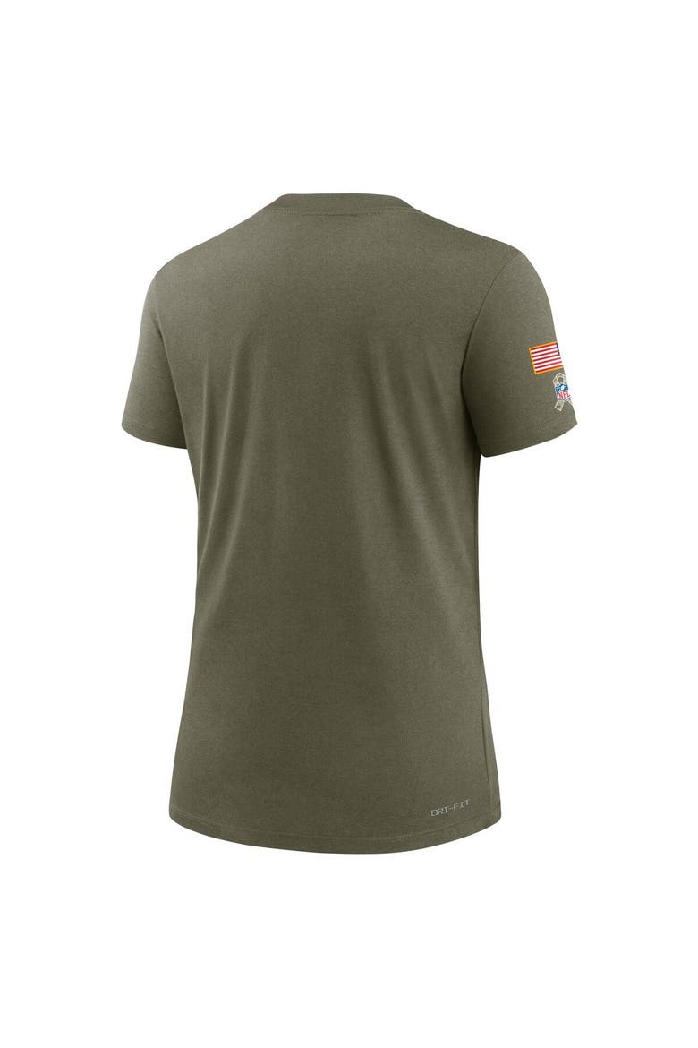Women's Nike Olive Washington Commanders 2022 Salute To Service Legend T-Shirt, Alternate, color, Olive