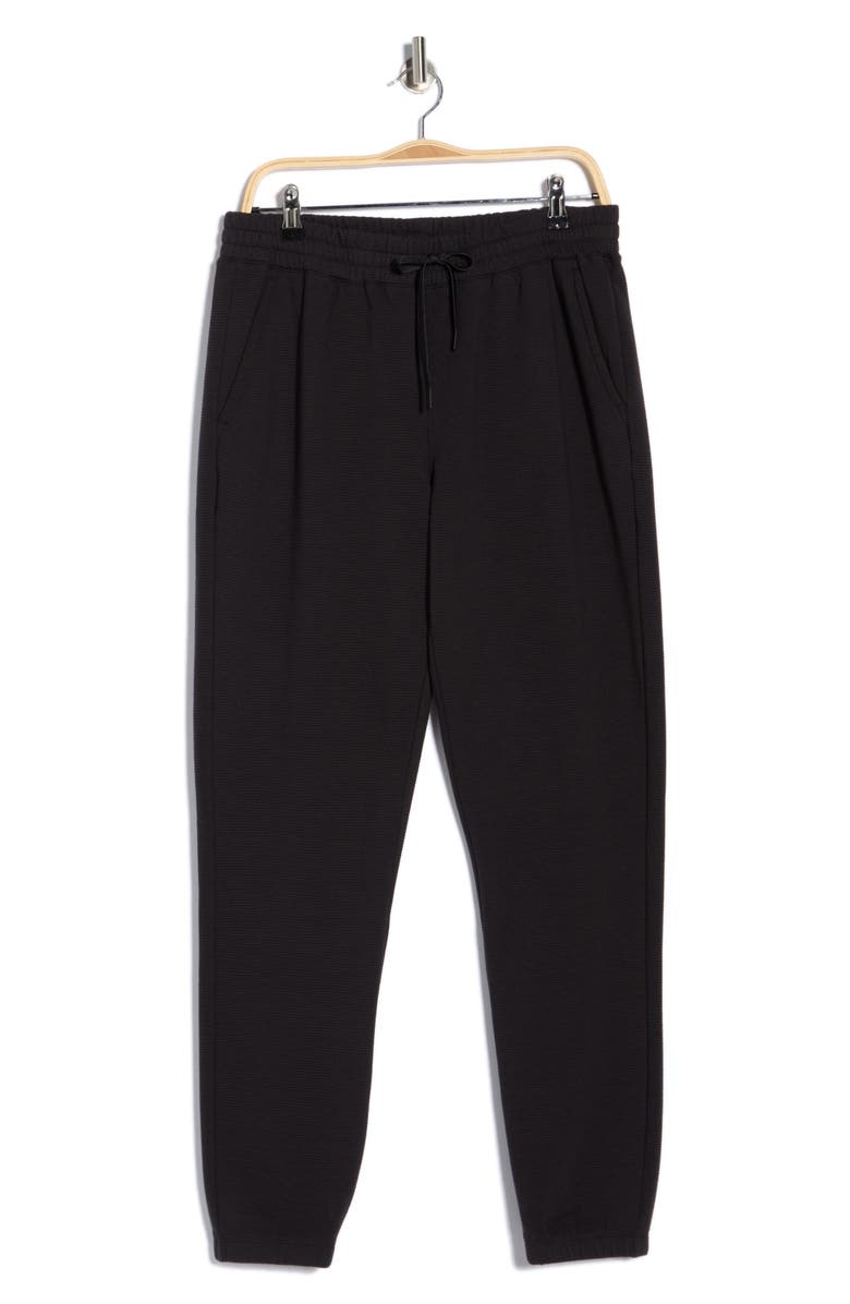 Z by Zella Cascade Ottoman Joggers, Alternate, color, Black Caviar
