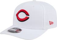 New Era Men's New Era White Cincinnati Reds COOLERA 9SEVENTY Adjustable Hat