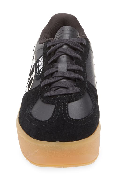 Puma Palermo Elevata Platform Sneaker In Black