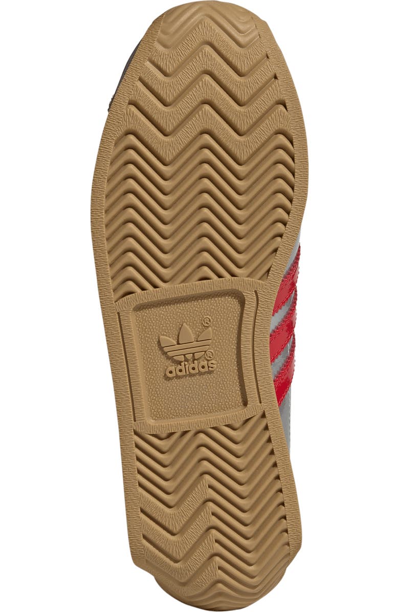 adidas Country Low Top Sneaker, Alternate, color, Silver Met/ Scarlet/ White