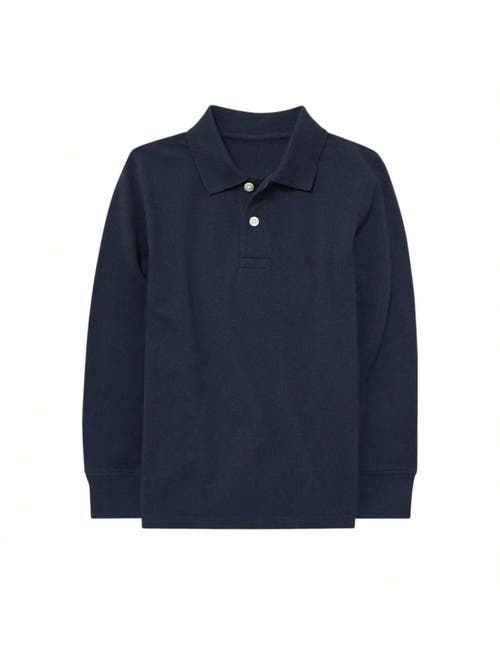 Benben Kid's Pique Polo In Navy