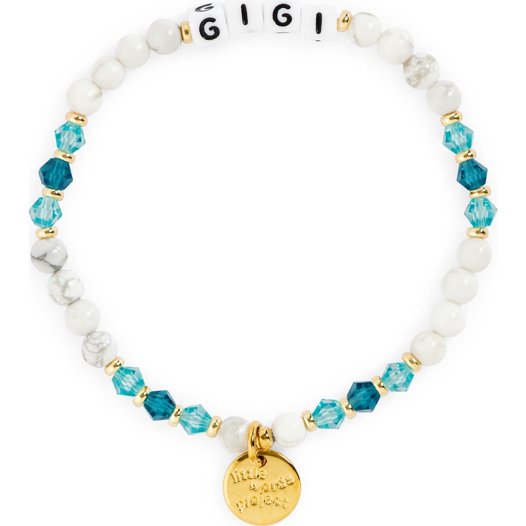 LITTLE WORDS PROJECT LITTLE WORDS PROJECT 'GIGI' BEADED STRETCH BRACELET