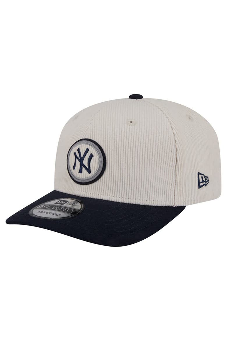 Men's New Era  Cream New York Yankees Loyal 9SEVENTY Adjustable Hat, Alternate, color, Cream