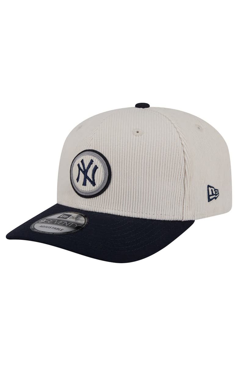 New Era Men's New Era Cream New York Yankees Loyal 9SEVENTY Adjustable Hat, Alternate, color, Cream