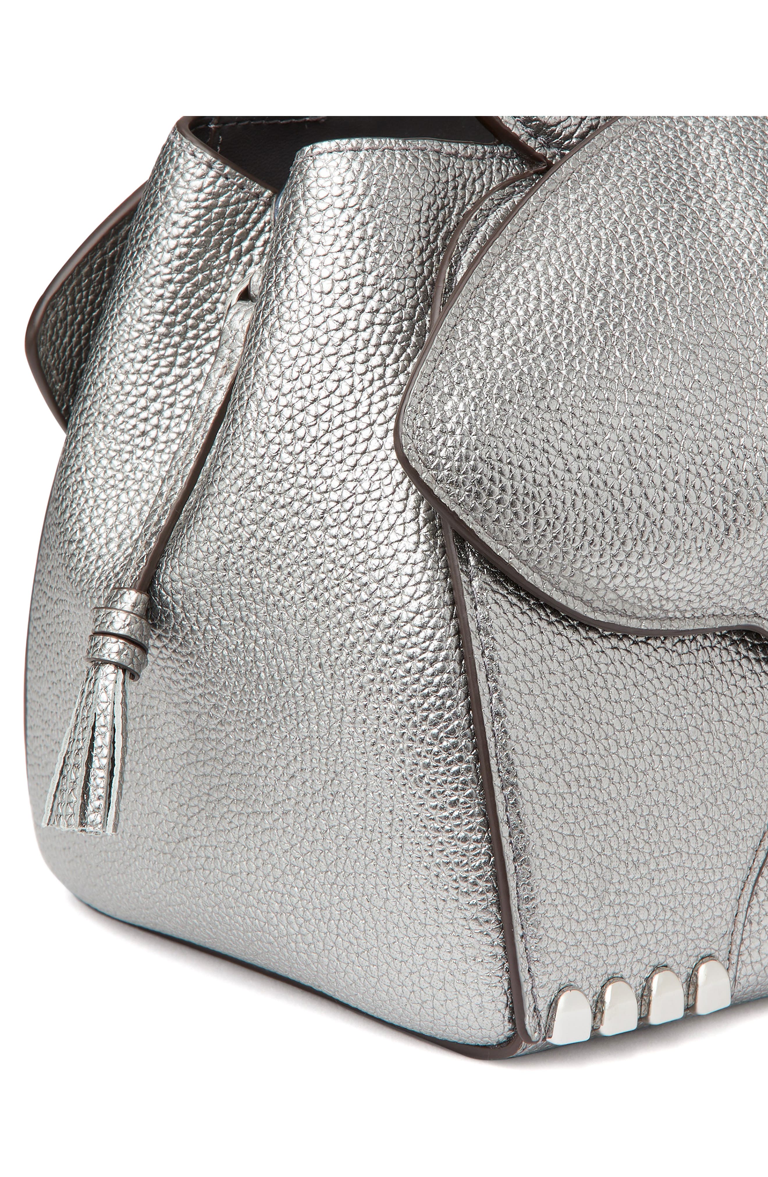 Kate Spade New York ellie metallic leather top handle bag, Alternate, color, 