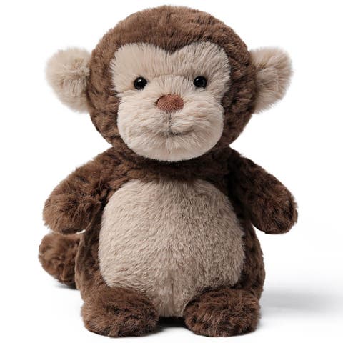 7 Inch Little Naughty Monkey Weighted Stuffed Animal