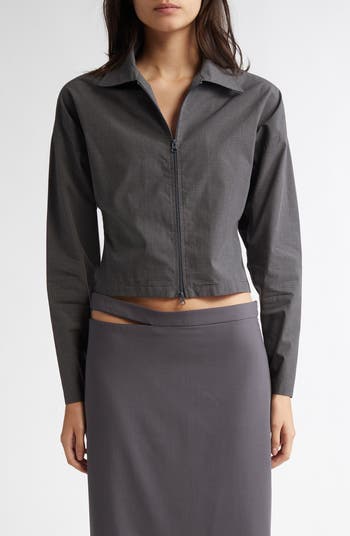 Paloma Wool Faye Organic Cotton Crop Shirt Jacket | Nordstrom Paloma Wool Faye Organic Cotton Crop Shirt Jacket | Nordstrom