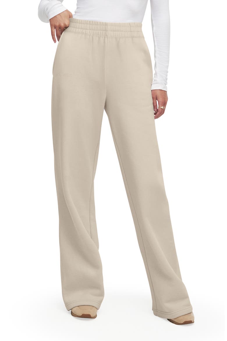 The Collegiate Flare Sweatpants, Main, color, STONE