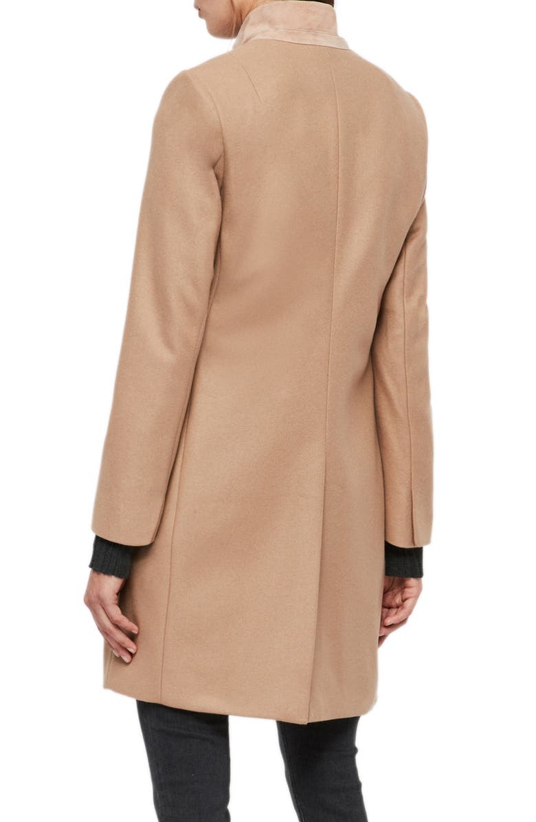 AllSaints Leni Wool & Cashmere Blend Coat, Alternate, color,