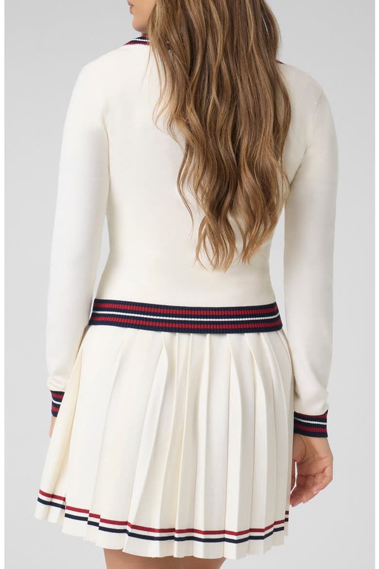 Marilyn V-Neck Sweater, Alternate, color, OPEN WHITE