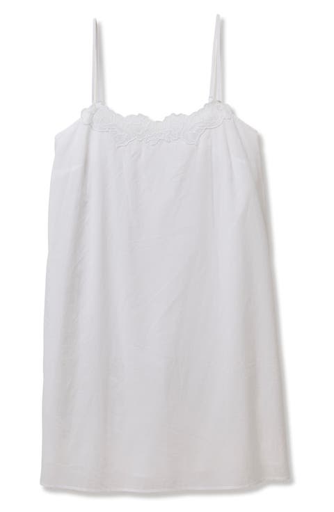 Fleur Cotton Voile Slip Nightgown