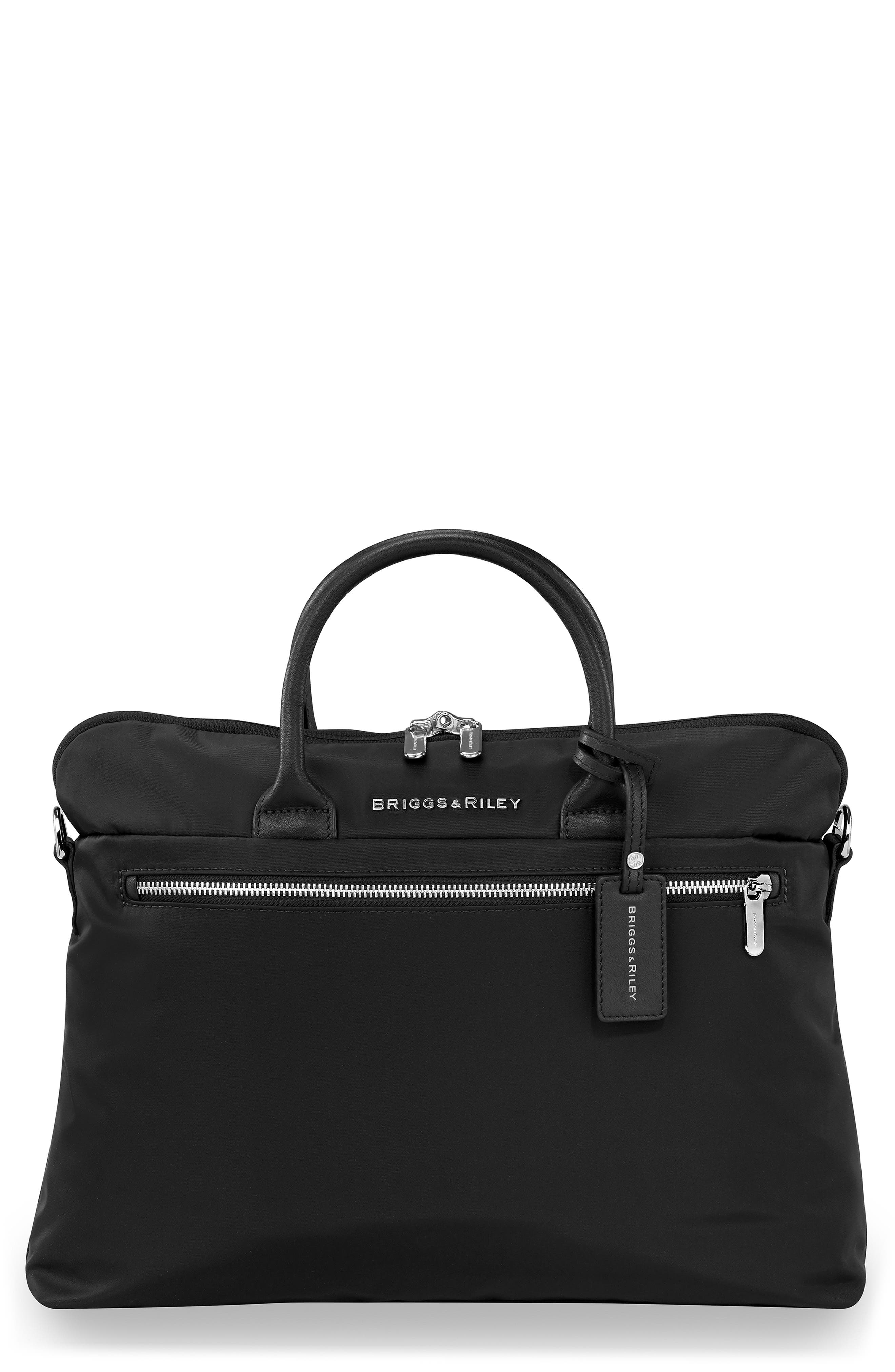 Briggs & Riley Slim Business Briefcase, Main, color, 