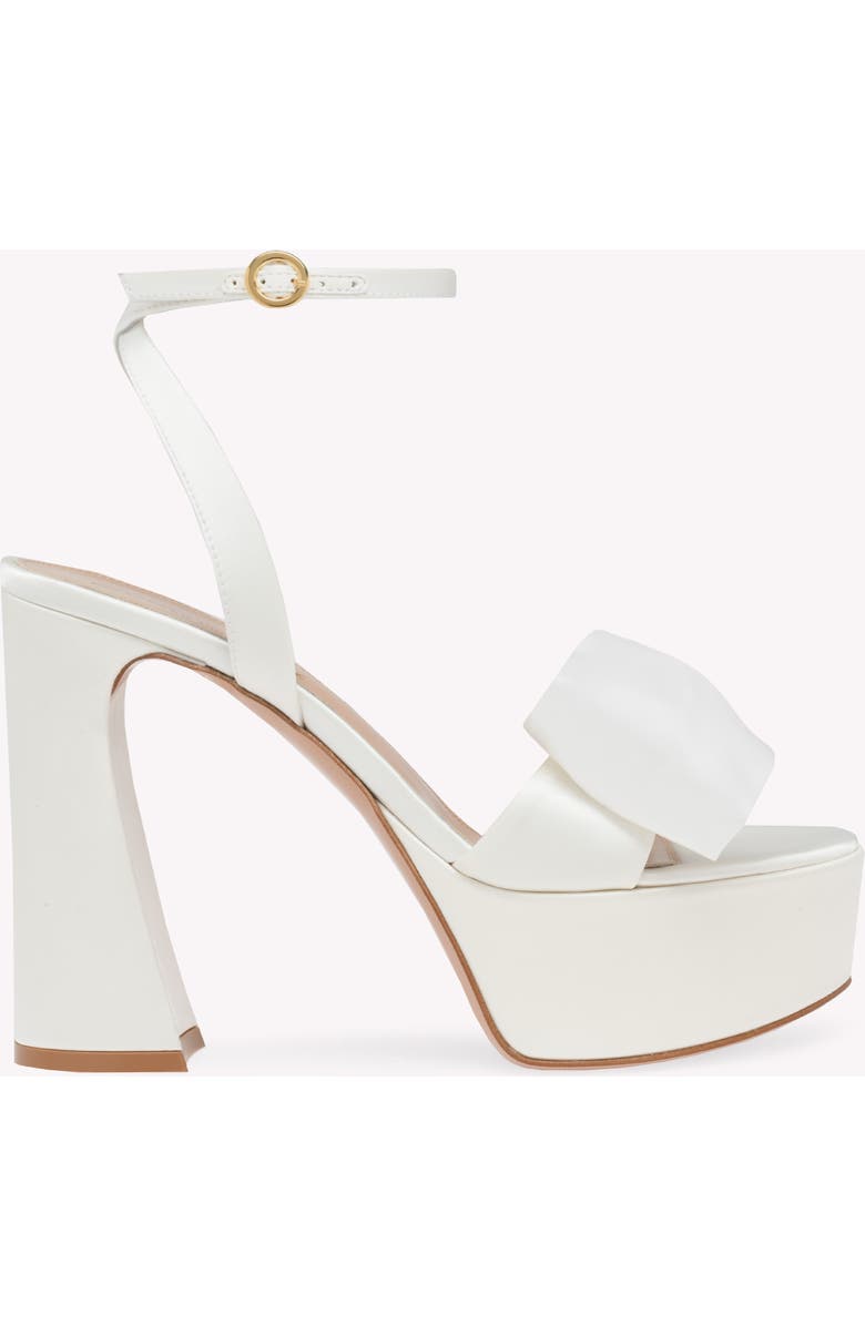 Gianvito Rossi Rosie Sandal, Alternate, color, White Fabric
