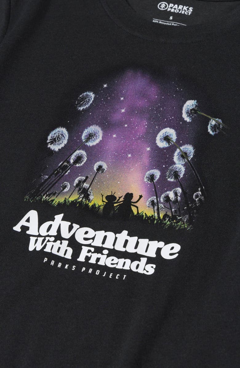 Parks Project Dark Sky Adventure Mini Tee, Alternate, color, Vintage Black