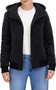 Ookie & Lala Carbon Stadium Hooded Puffer Jacket