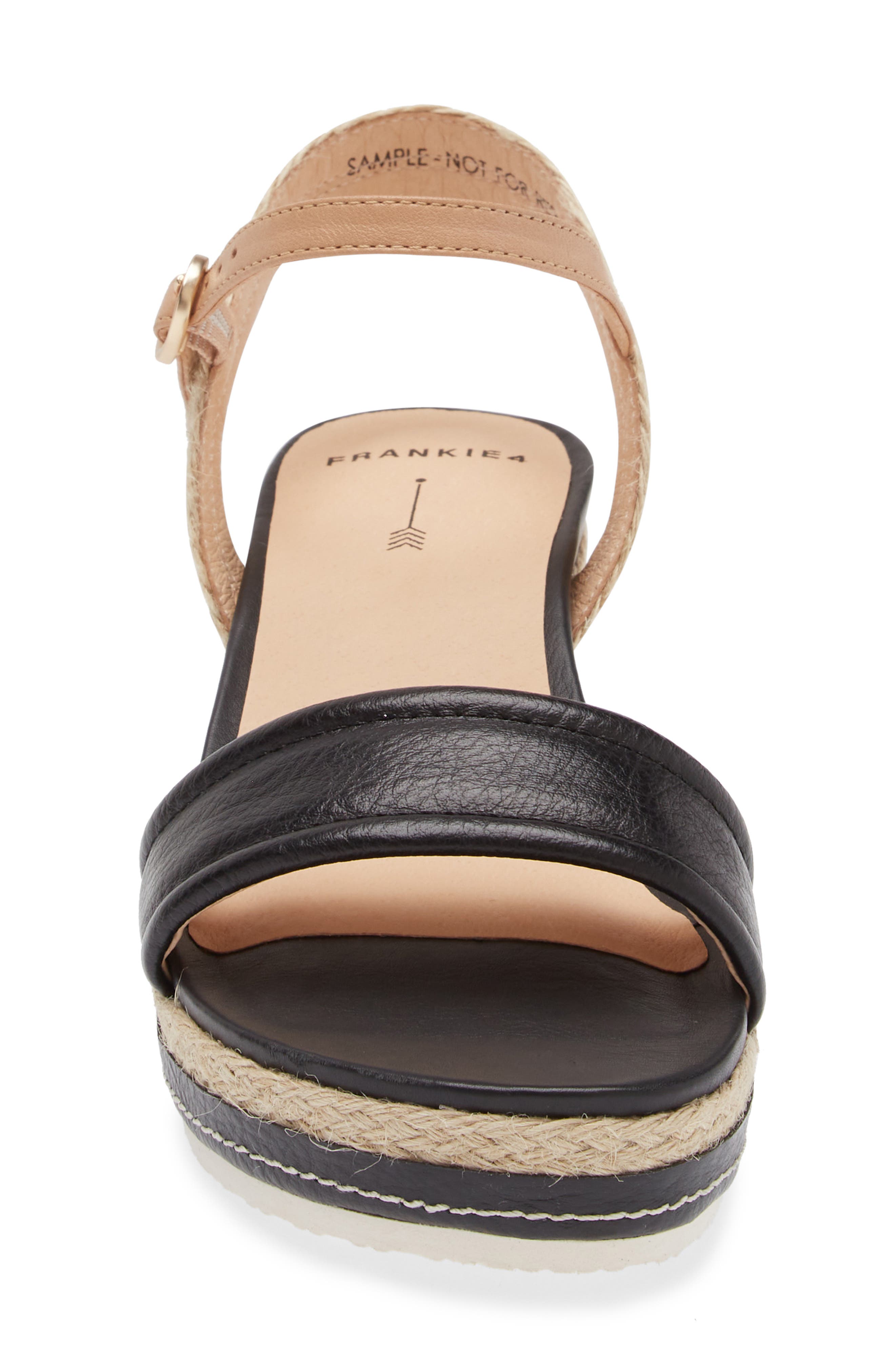 FRANKIE4 Harris Espadrille Sandal, Alternate, color, Black