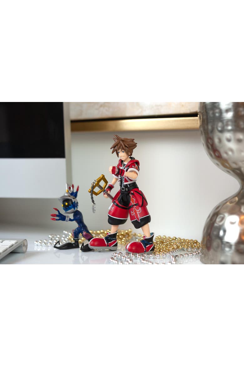 Kingdom Hearts Valor Form Sora & Soldier Exclusive Action Figure - 2-Pack, Alternate, color, Red