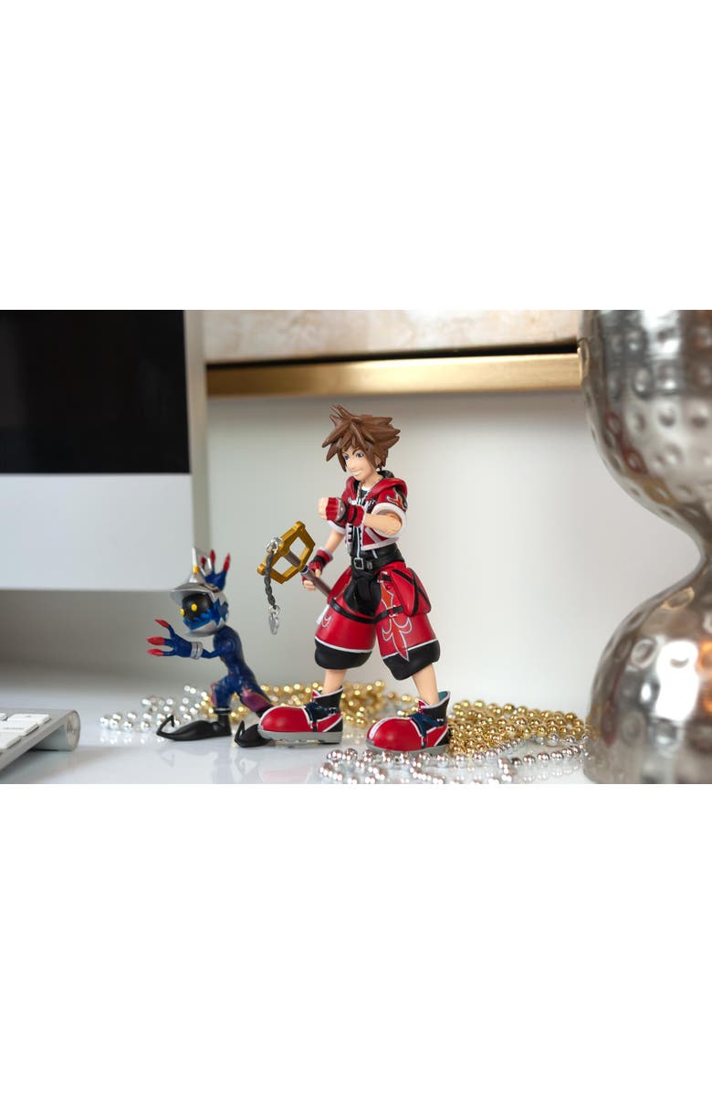 Toynk Kingdom Hearts Valor Form Sora & Soldier Exclusive Action Figure - 2-Pack, Alternate, color, Red